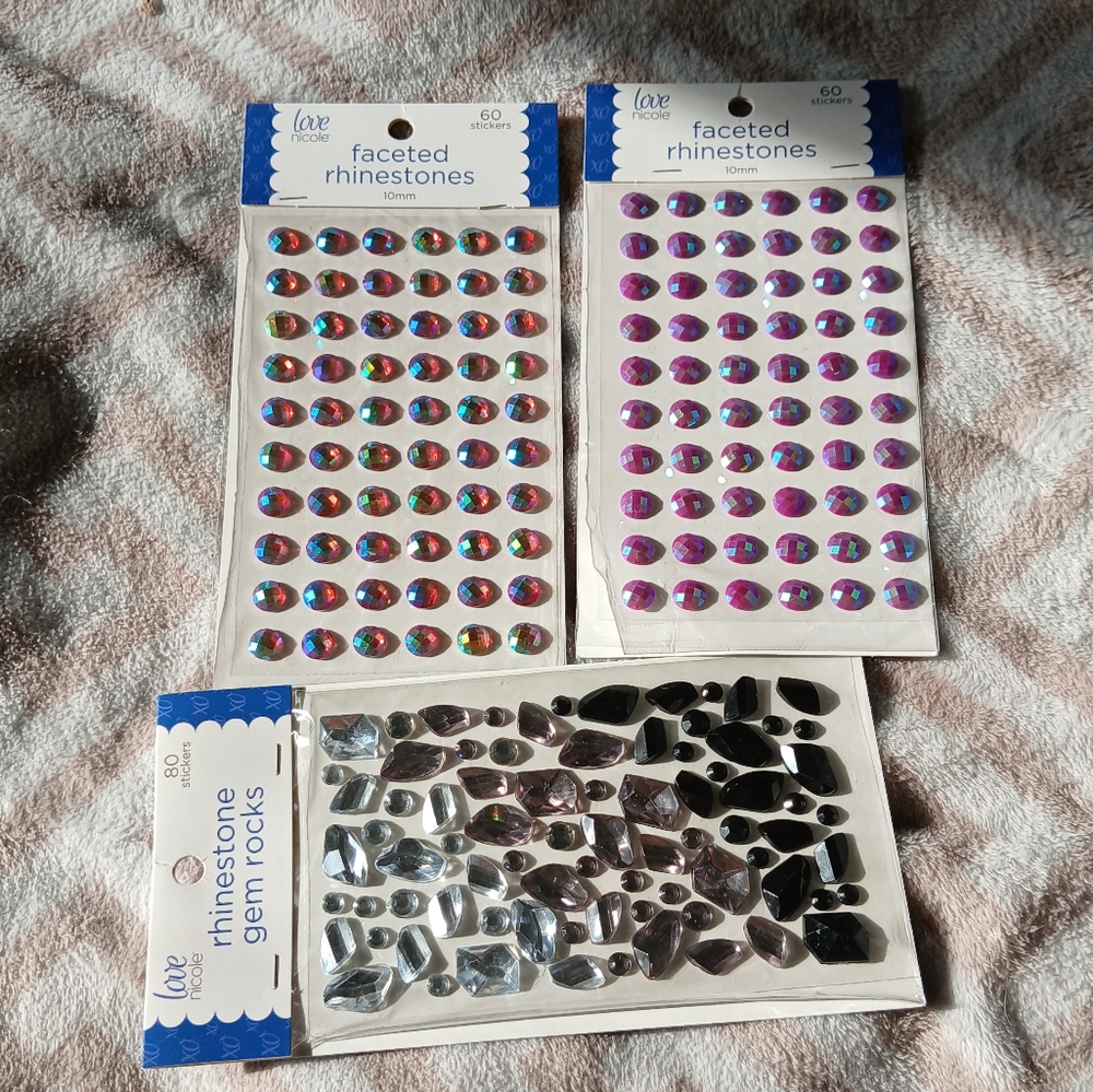 Rhinestone Sticker Sheets